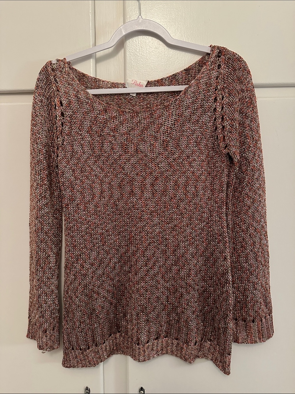 EUC Parker Pastel Shimmer Knit Sweater